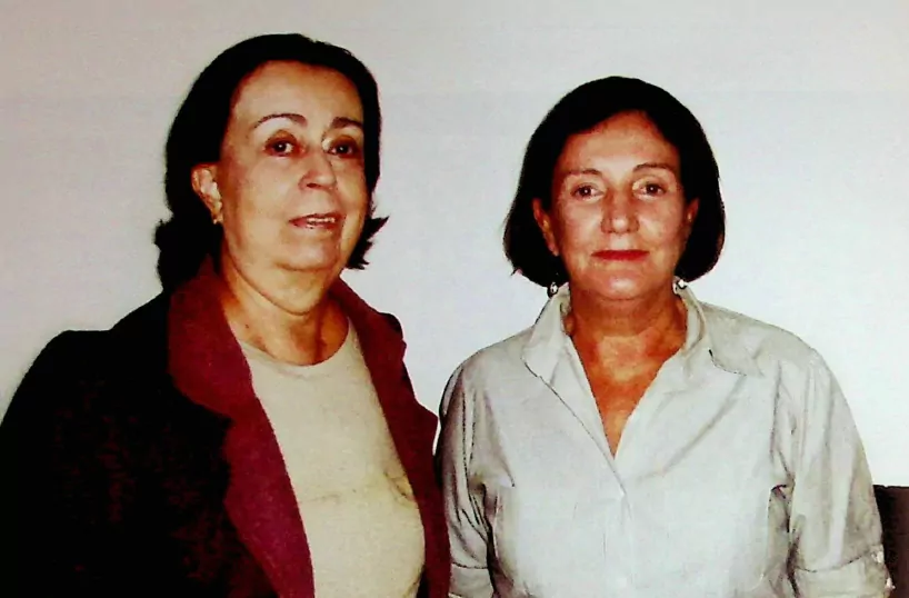 Foto da Síndica Rosa e sua Conselheira Regina