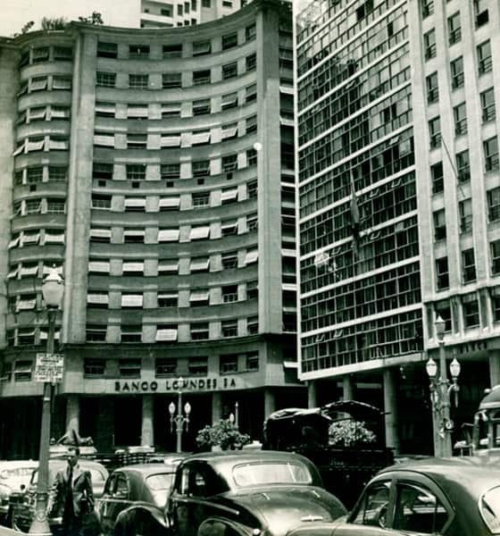 Foto do antigo prédio do banco Lowndes