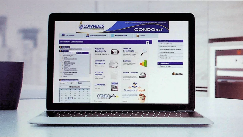 CONDOnet Foto da tela do CONDOnet