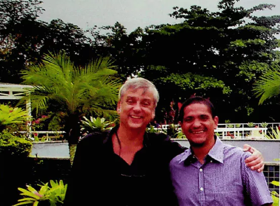 Rogério e o administrador Sidnei Foto do síndico e administrador