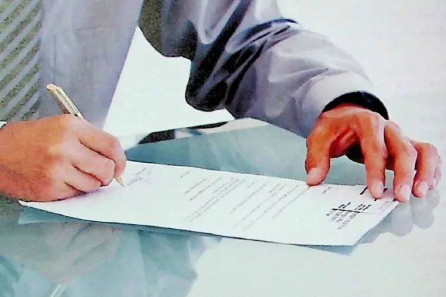 Convenção sendo registrada