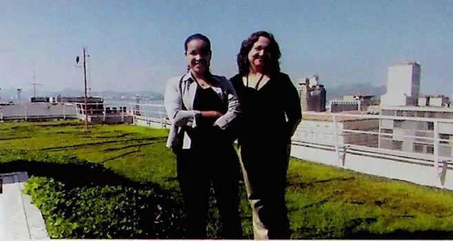 Foto de Dayane Souza e Solange Ticiane