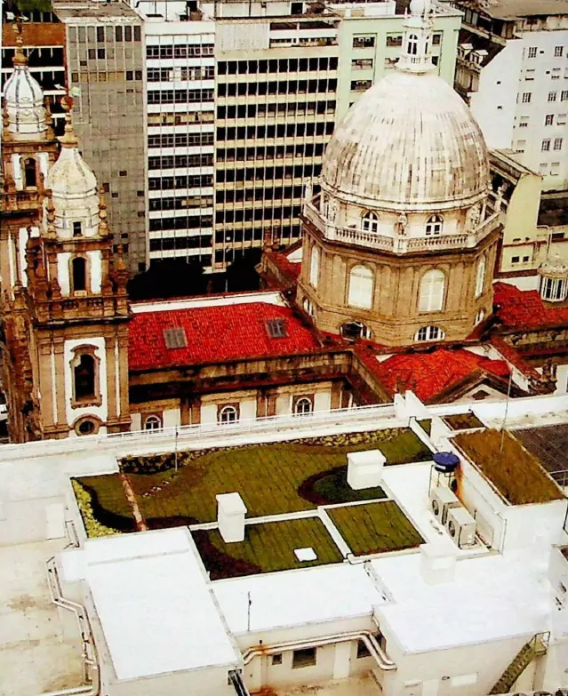 Foto aérea do Edifício Marques dos Reis