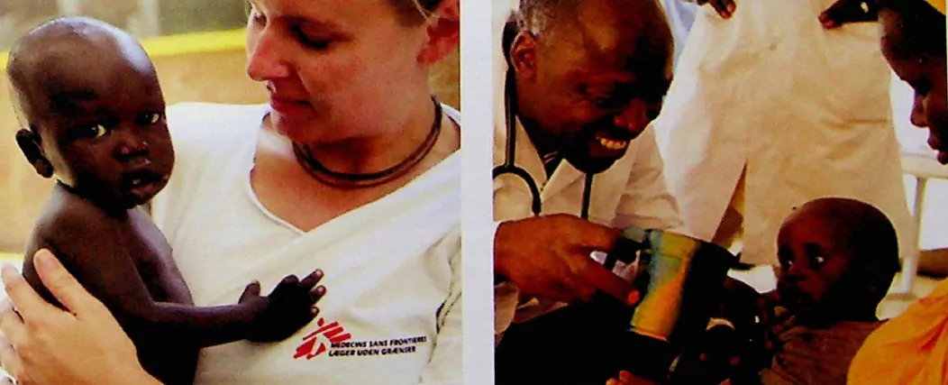 Fotos que demonstram a atuação do Médicos sem Fronteiras