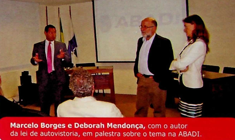 Foto de Marcelo Borges e Deborah Mendonça
