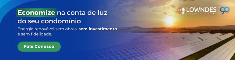 Economize na conta de luz do condomínio Economize na conta de luz do condomínio